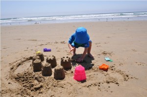 Joshy playing int he sand :)