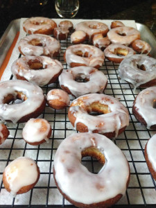 Yummy homemade doughnuts!