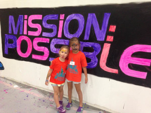 Mission Possible. Bella and Lissy :)