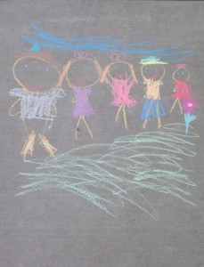 Sissy drew our family :)