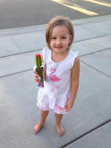 Sissy picked watermelon :)