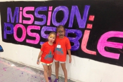 Mission Possible.  Bella and Lissy :)