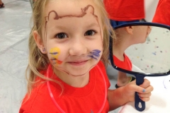 My little face painter :)