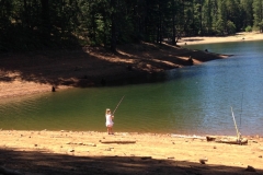 My baby girl fishing :)